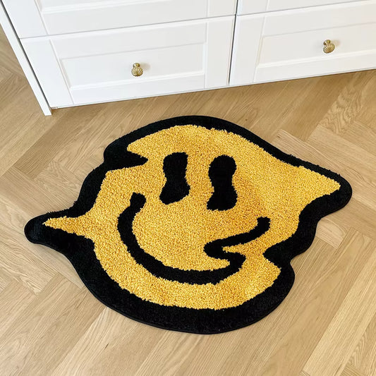 Yellow Smiley Rug