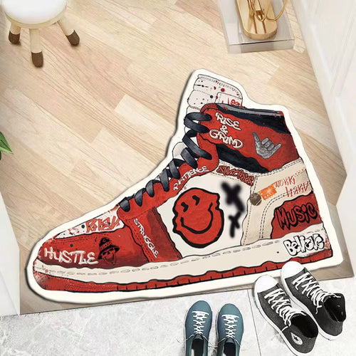 Red Sneaker Rug