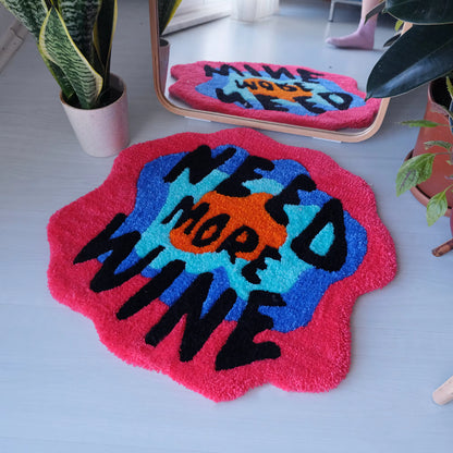 Need More Wine Rug