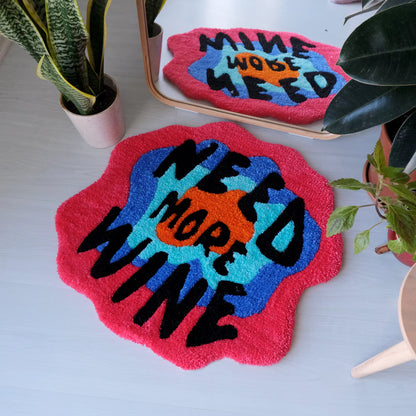 Need More Wine Rug